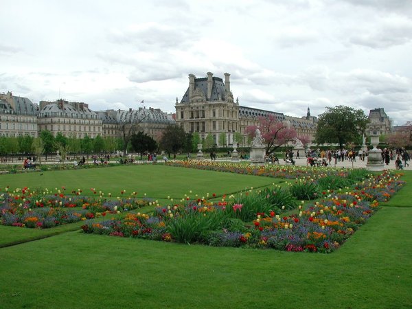 Strolling in Paris through the Tuilleries Garden