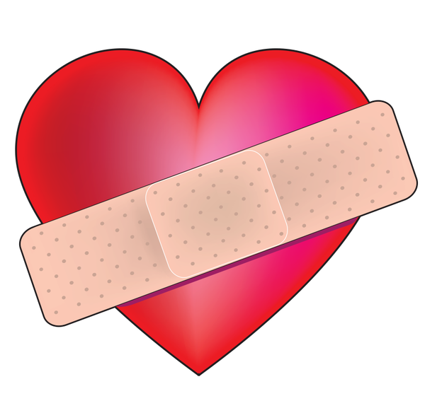 Codependency Bandaged Heart